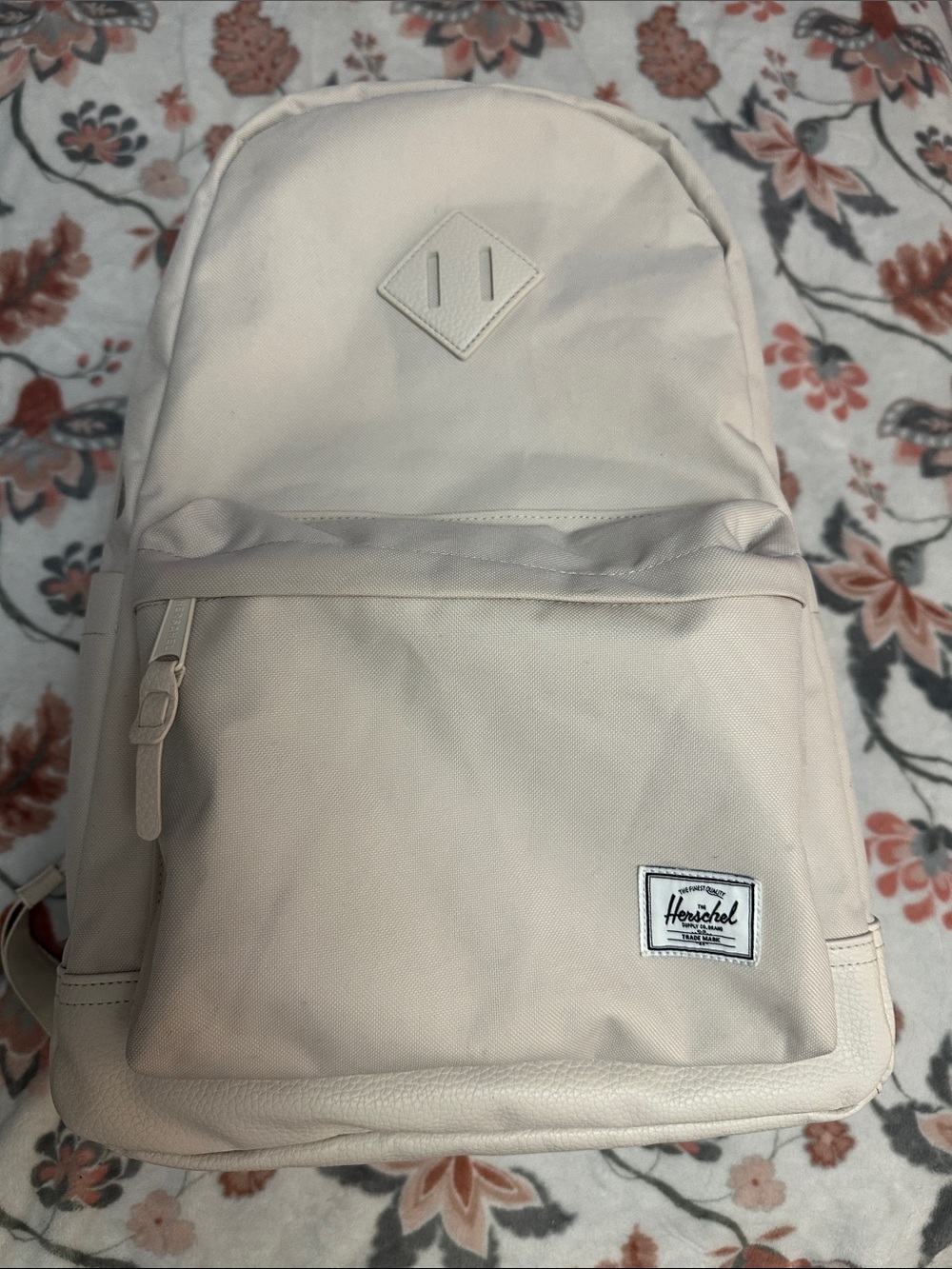 Herschel Supply Company Cream Canvas Backpack
